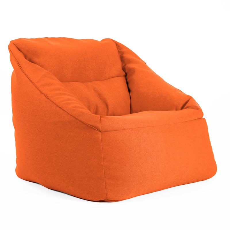 Sēžammaiss DUVI COZY - Oranžs, no labā sānskata
