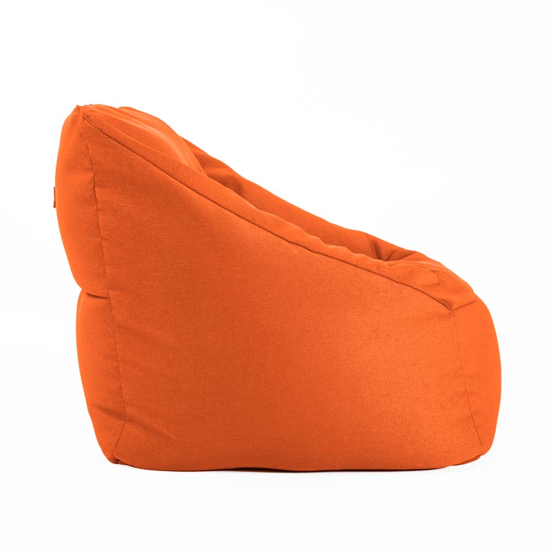 Pufs DUVI COZY - Oranžs, no labā sāna