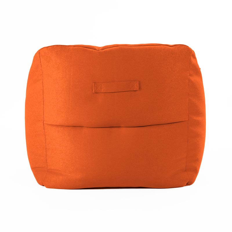 Pufs DUVI COZY - Oranžs, no aizmugures