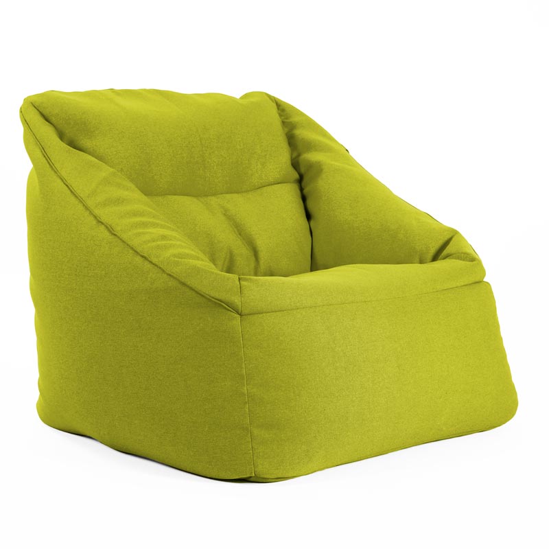 Sēžammaiss DUVI COZY - Zaļš, no labā sānskata