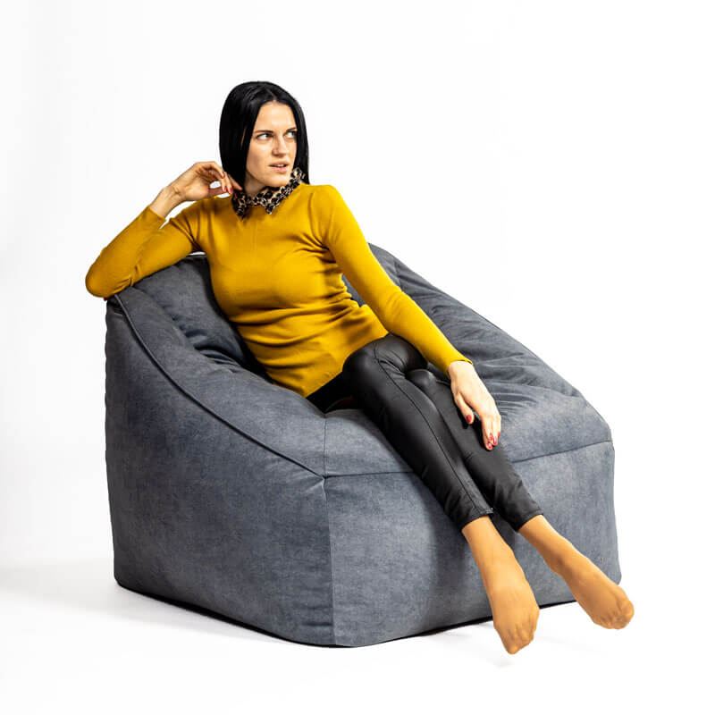 DUVI IDEAL sēžammaiss pelēks ar modeli